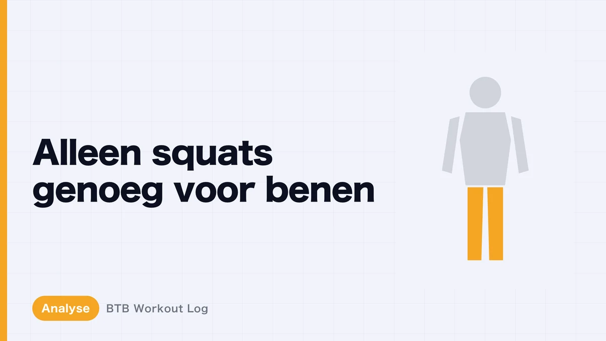 Kun je je hele benen groter maken met alleen squats?