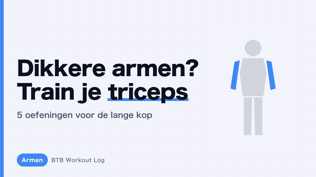 Triceps trainen voor dikkere armen | 5 oefeningen voor de lange kop
