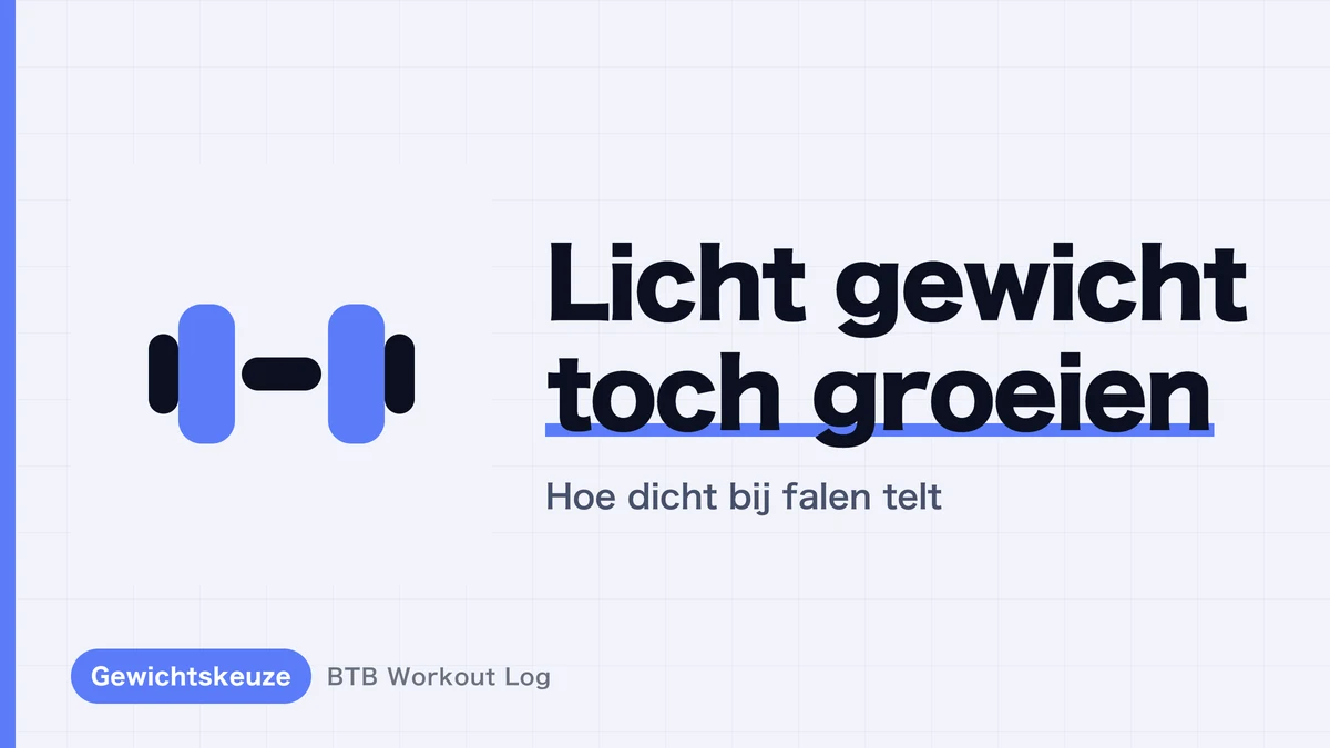 Waarom bouw je spier op met licht gewicht, niet alleen zwaar?