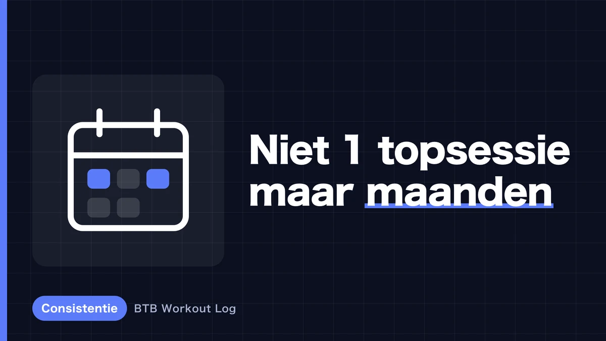 Waarom maanden voortgang beter is dan één perfect trainingsmoment voor spierhypertrofie