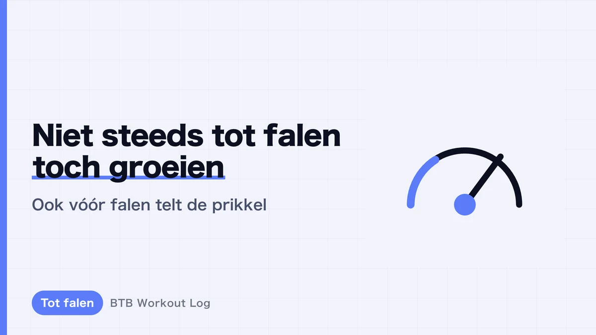 Waarom groeien je spieren ook zonder elke set tot spierfalen uit te voeren?