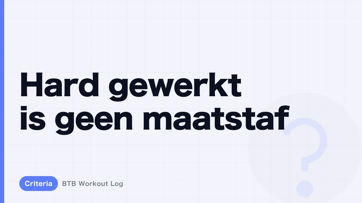 Waarom progressive overload belangrijker is voor spierhypertrofie dan inspanningsgevoel