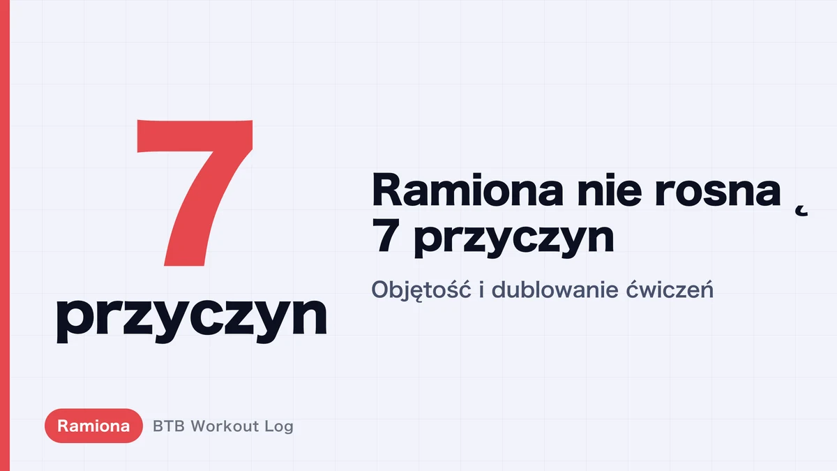 Ramiona nie rosną: 7 przyczyn | Ile serii na biceps i triceps tygodniowo?