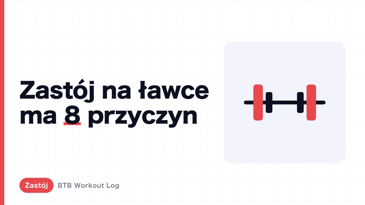 Stagnacja wyciskania na ławce: 8 przyczyn i 4-tygodniowy plan, by ją przełamać