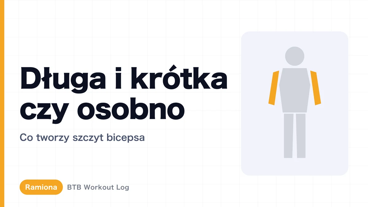 Długa i krótka głowa bicepsa | Czy można trenować je osobno?