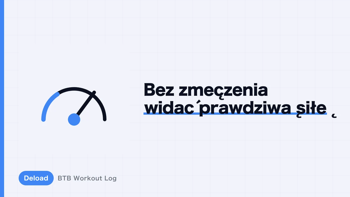 Deload – jak redukcja zmęczenia przywraca wyniki?