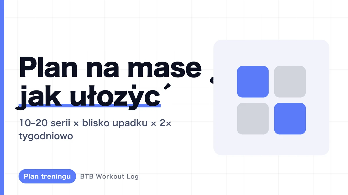 Najlepszy plan treningu na budowanie masy mięśniowej | Gotowe programy na 2–5 dni tygodniowo