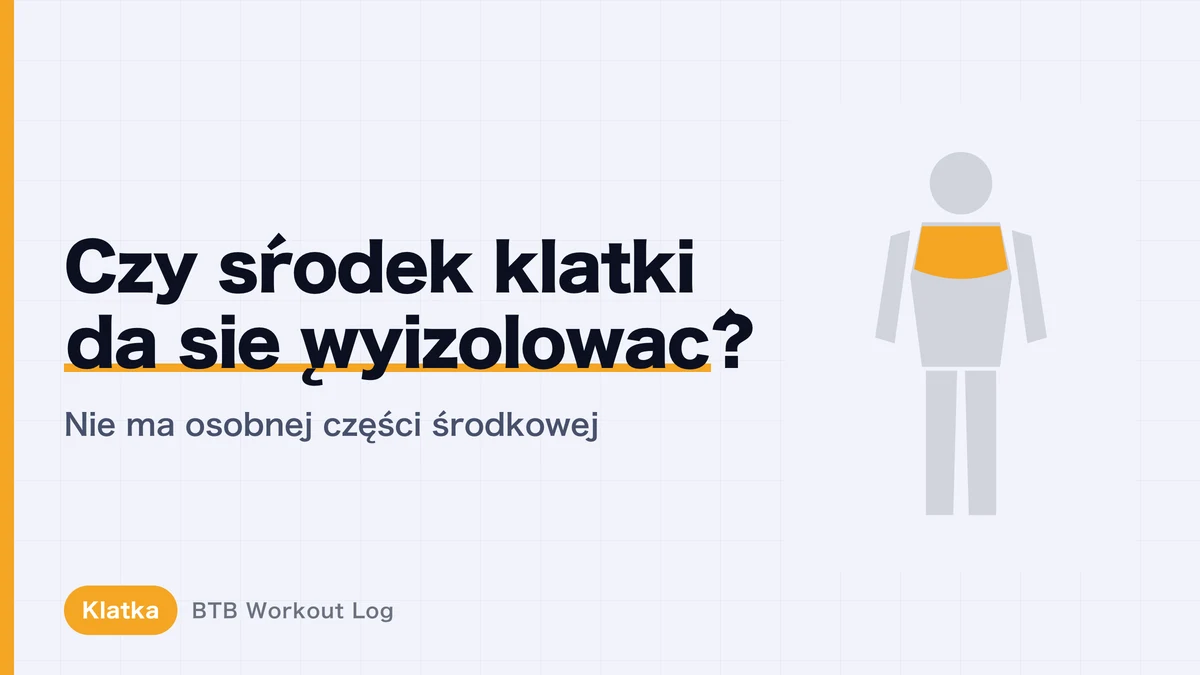 Środek klatki piersiowej – czy izolacja buduje bruzdę?