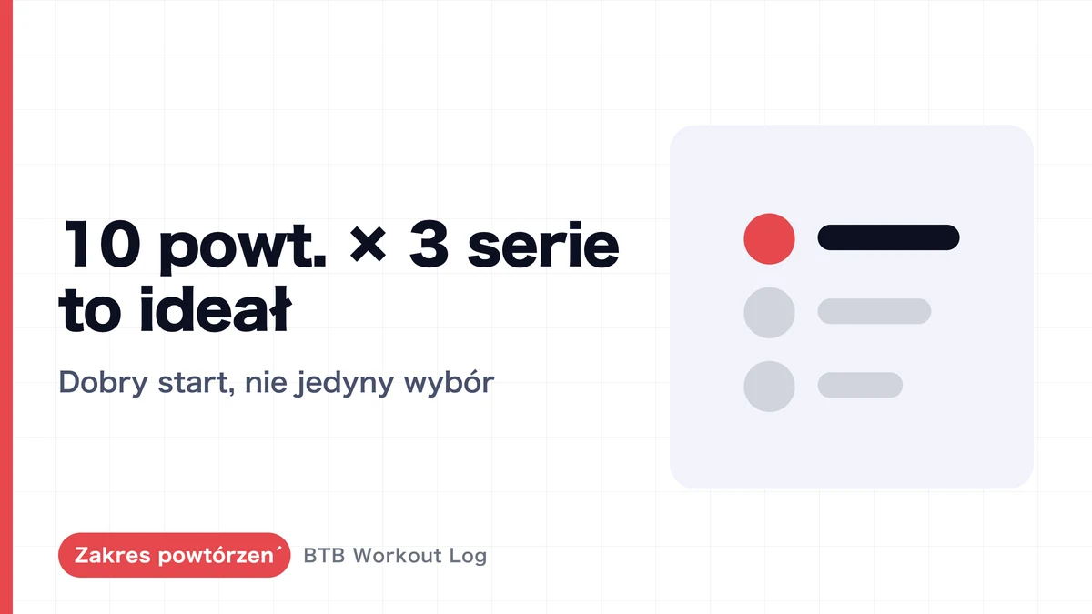 3 × 10 na hipertrofię: dlaczego to nie jest jedyny słuszny schemat
