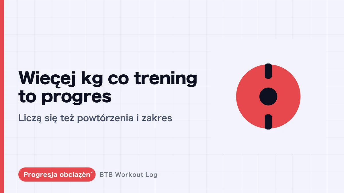 Progresywne przeciążenie: nie musisz zwiększać ciężaru na każdym treningu