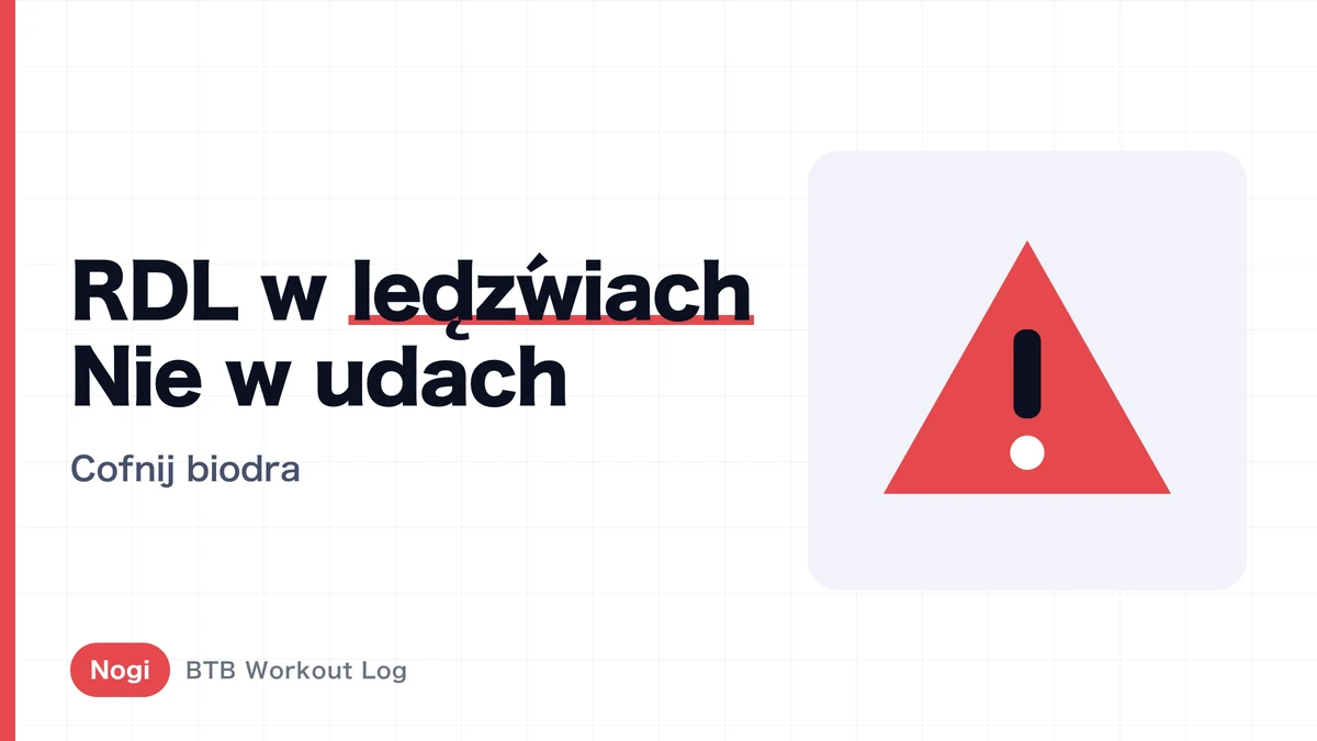 Rumuński martwy ciąg nie angażuje dwugłowych uda? | Technika bez przeciążania lędźwi
