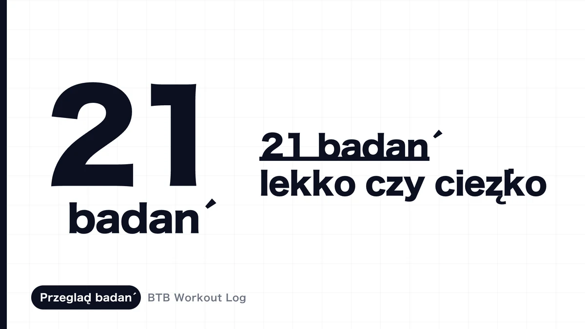 Zdjęcie porównujące grupę z małym obciążeniem i sztangą o dużej wadze po lewej i prawej stronie