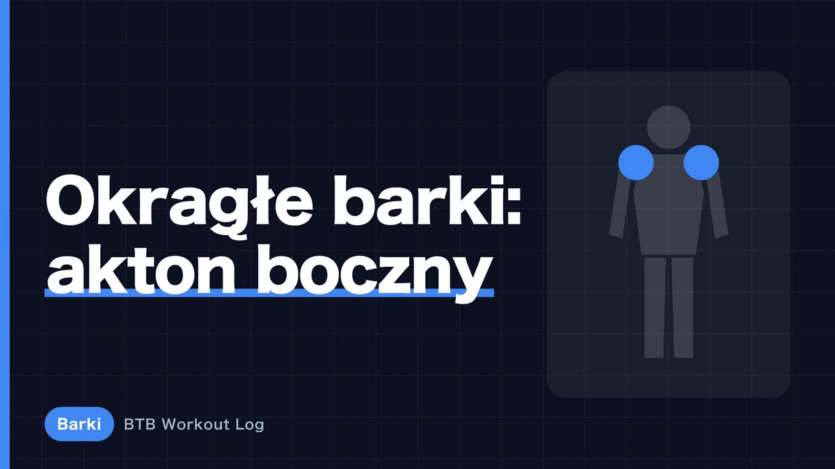 Trening barków do budowy masy mięśniowej | Trening wszystkich trzech głów naramiennego na okrągłe, szerokie barki