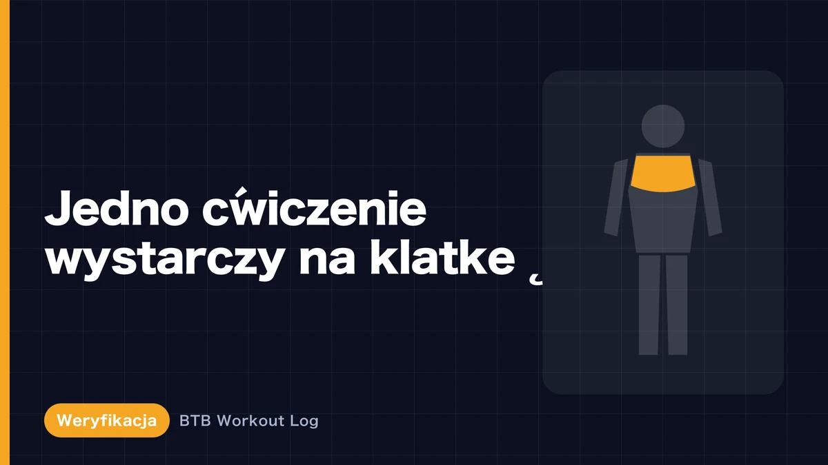 1 ćwiczenie na klatkę | Warunki wzrostu mięśni
