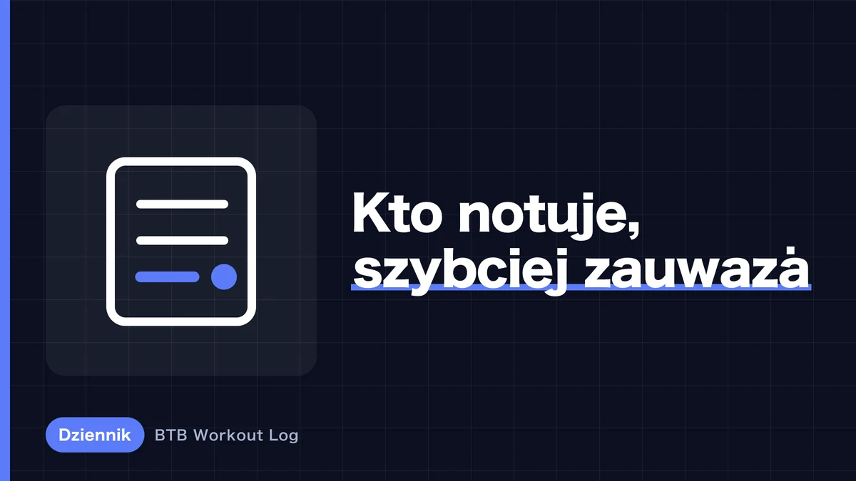 Dziennik treningowy a zastój: jak szybciej go rozpoznać?