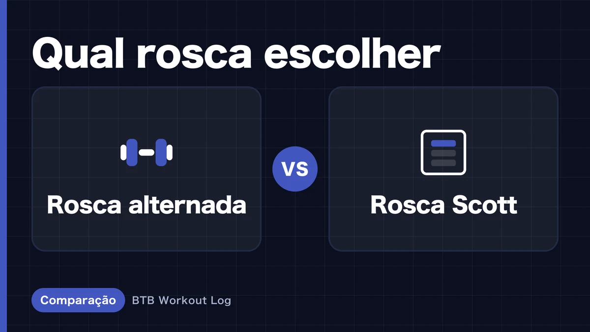 Rosca com halteres vs rosca Scott: qual é melhor para o bíceps?
