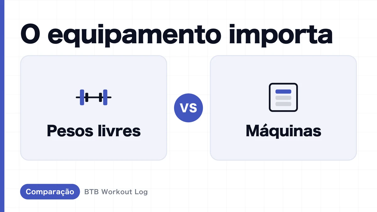 Pesos livres vs máquina: qual é melhor para hipertrofia muscular?