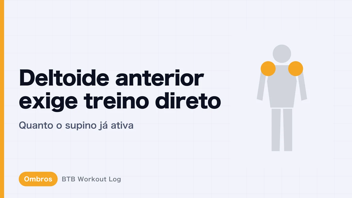 Deltoide anterior: é preciso treino direto? Como ajustar o treino de ombros para quem faz supino