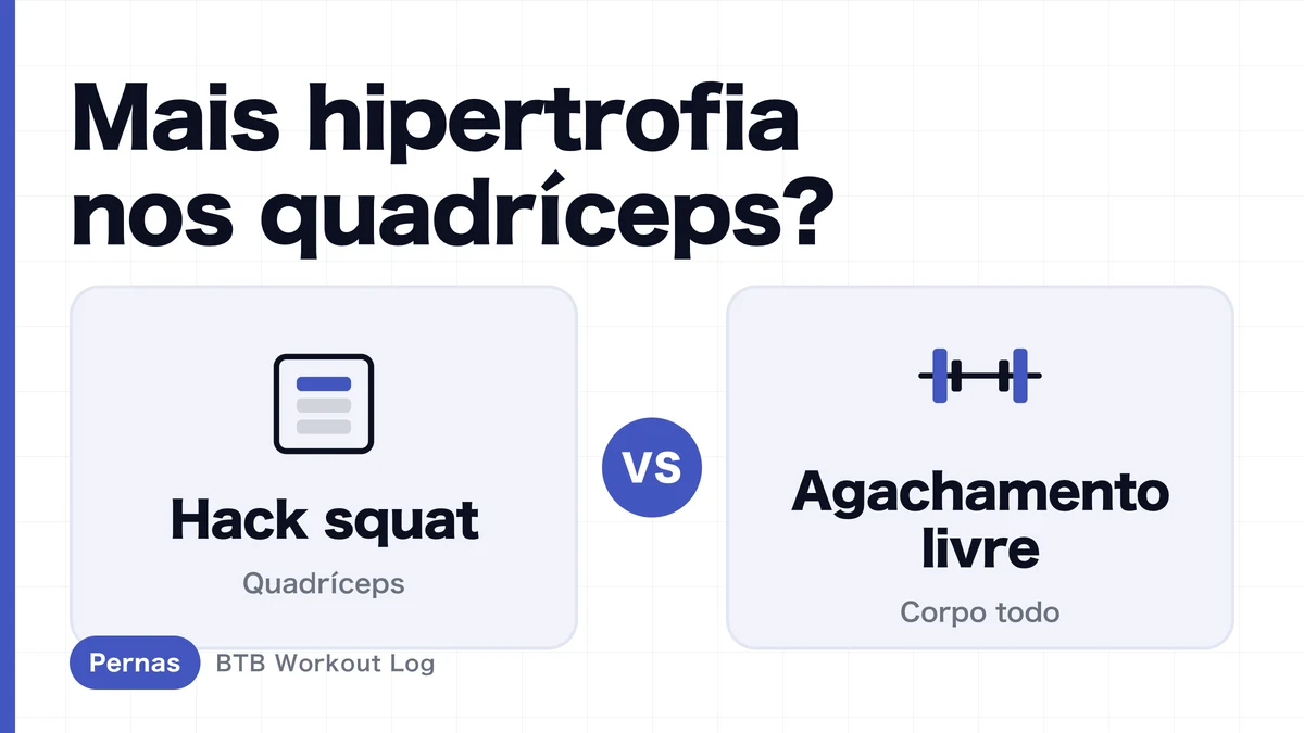 Hack squat vs agachamento com barra | Qual gera mais hipertrofia muscular nos quadríceps?