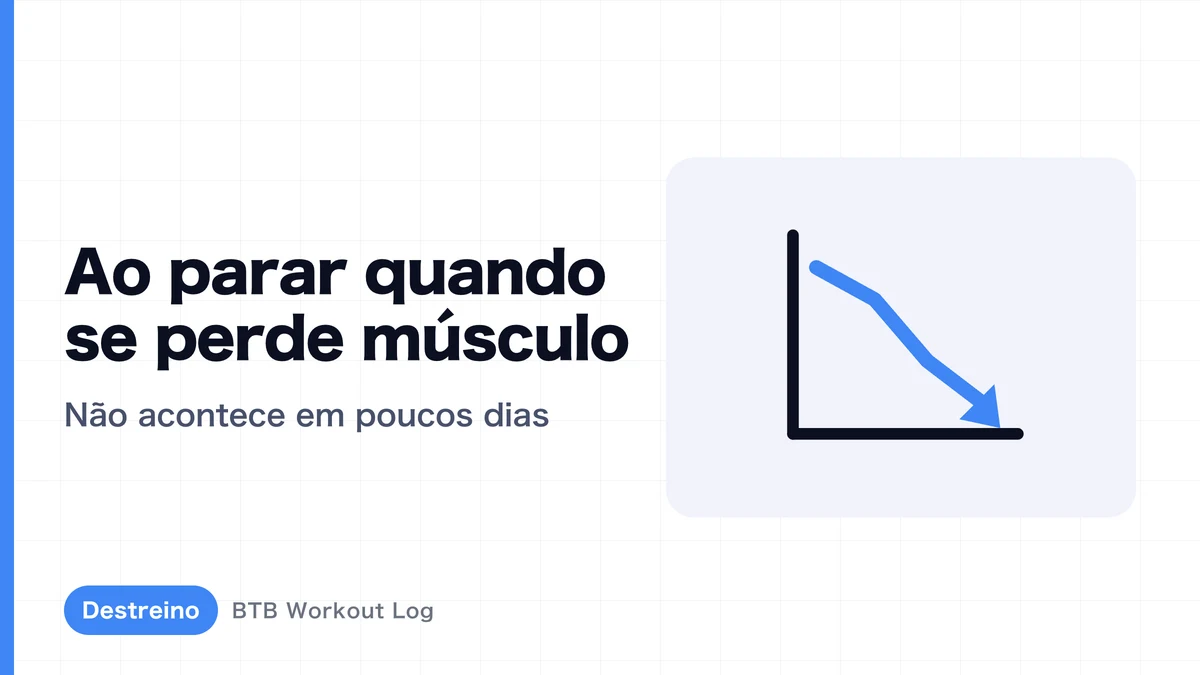 Pausa no treino: quando começa a perda muscular?