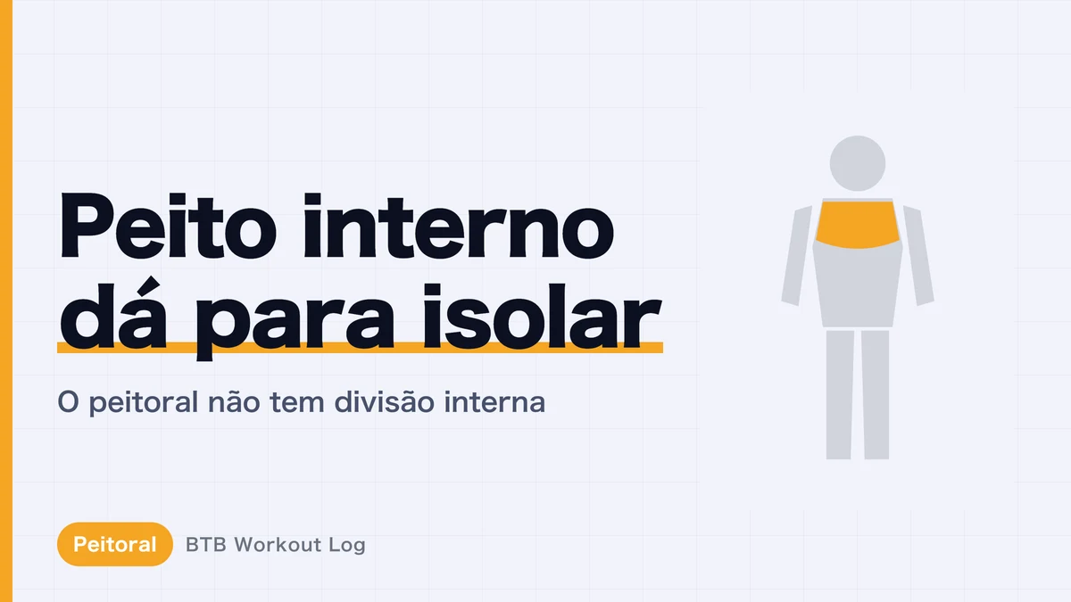Peitoral interno: dá para isolar? Como marcar o centro do peito