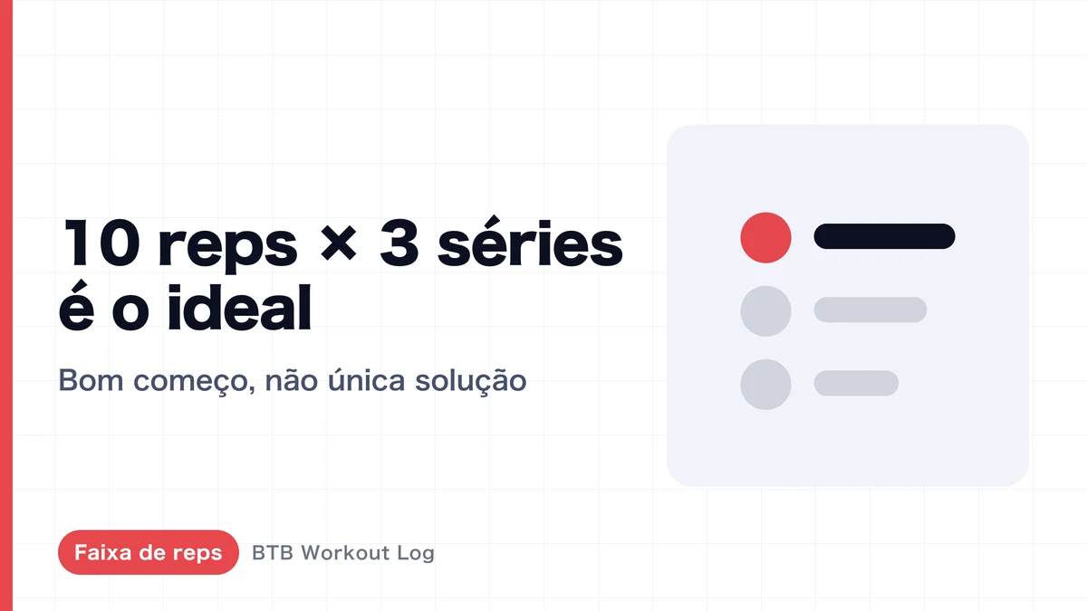 Hipertrofia muscular: por que 10 repetições × 3 séries nem sempre são a resposta