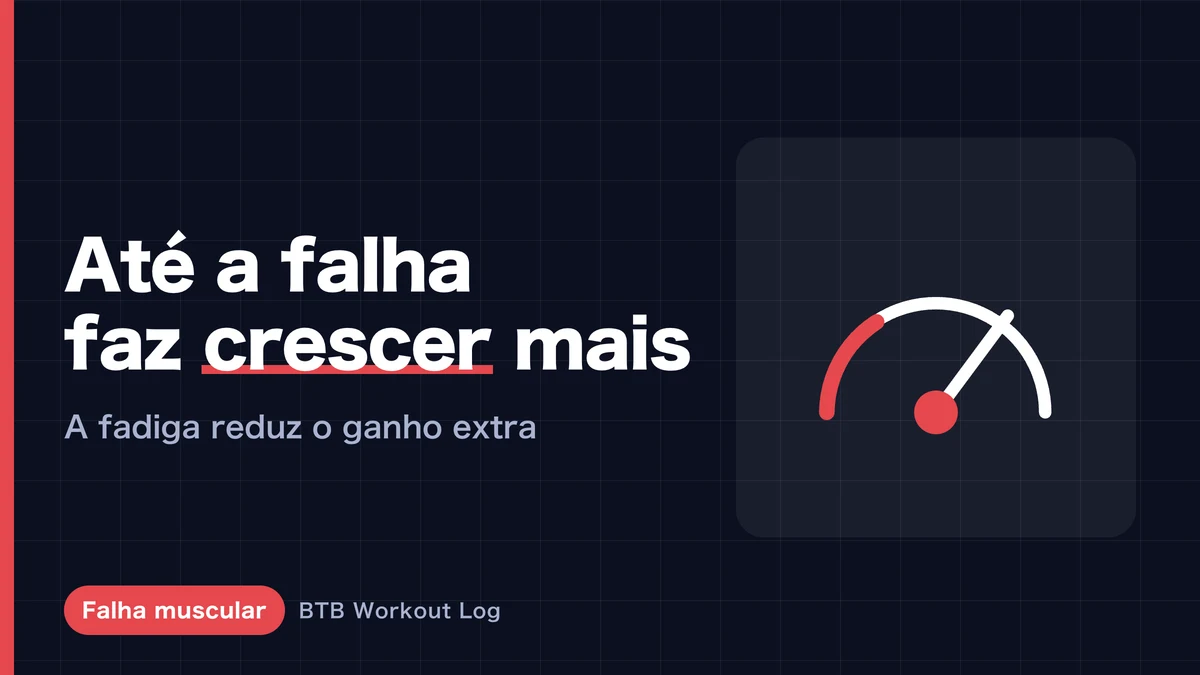 Treino até a falha: quanto mais, maior a hipertrofia muscular?