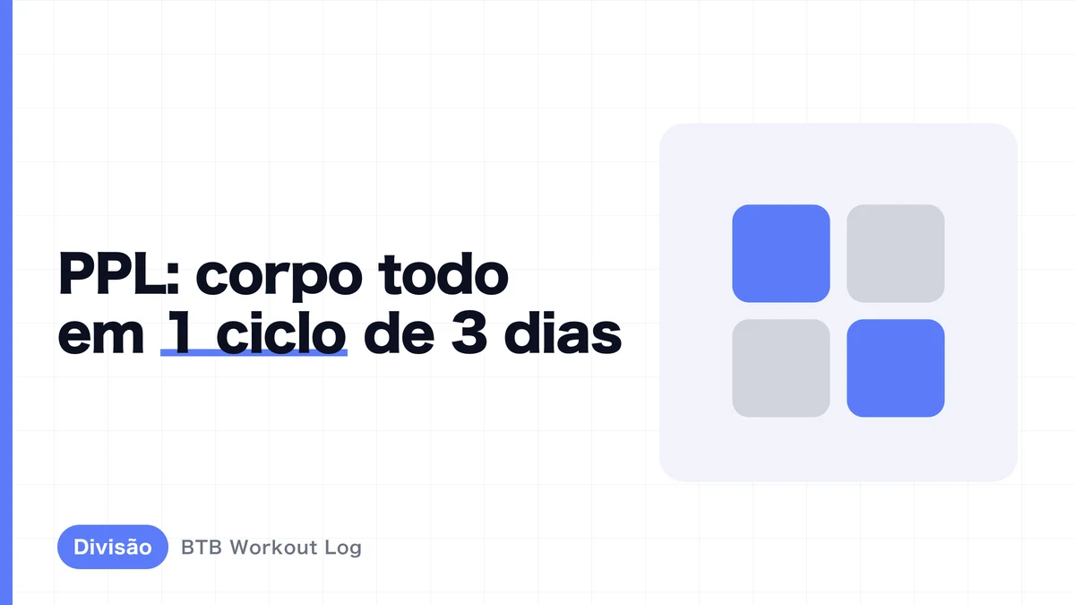 A Rotina PPL Completa | Exercícios Push/Pull/Legs e Como Rodar em 3 ou 6 Dias por Semana
