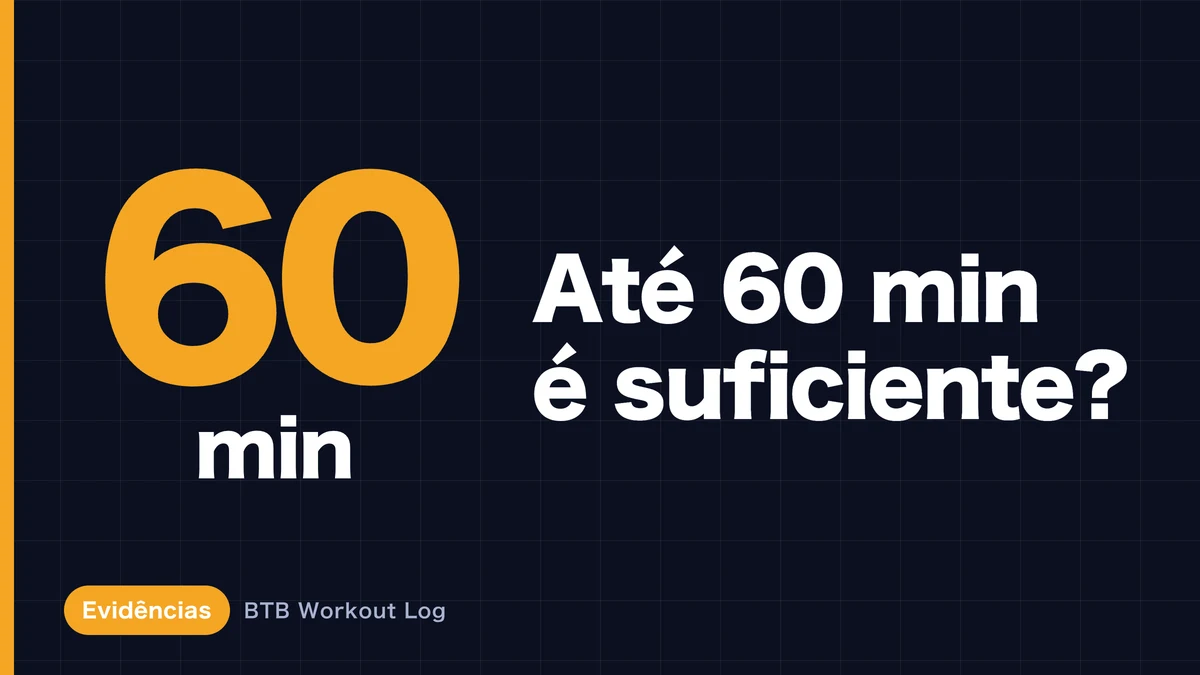 Treino de até 60 minutos: é suficiente para a hipertrofia muscular?