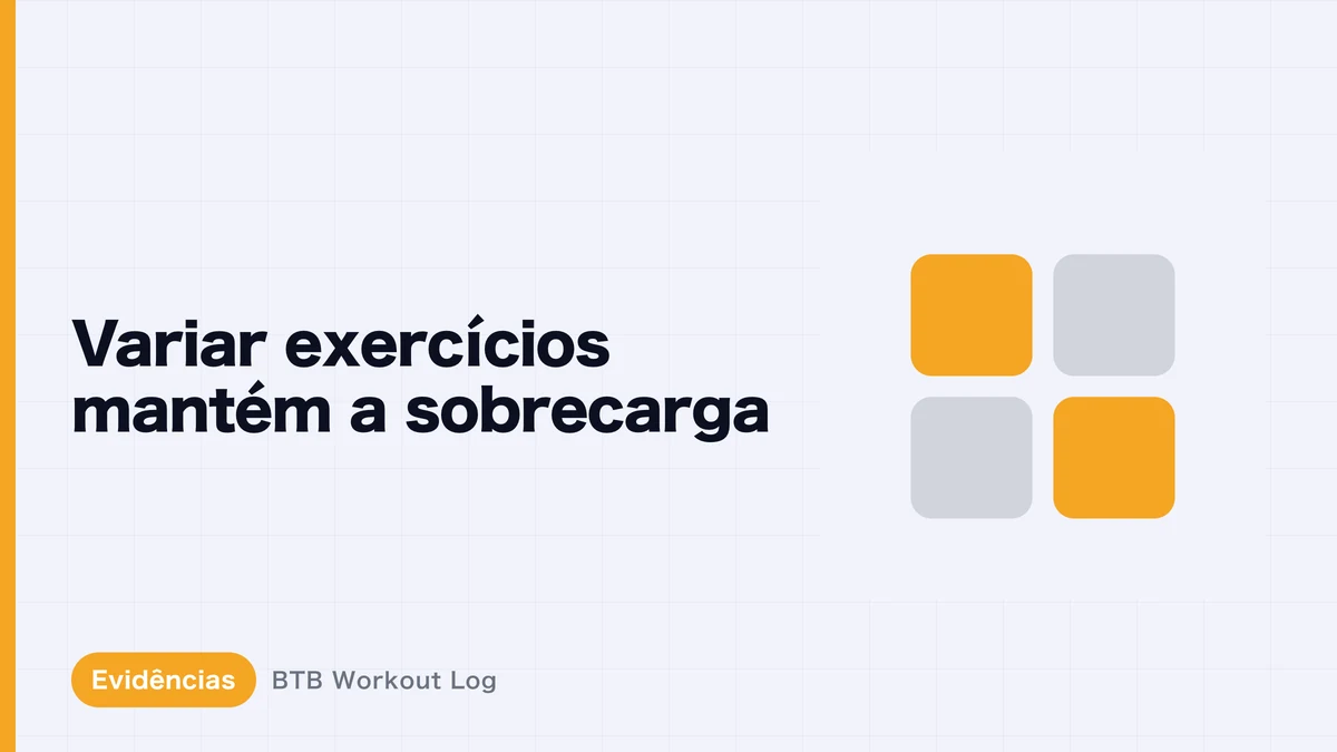 Sobrecarga progressiva com exercícios diferentes em cada treino: é possível?