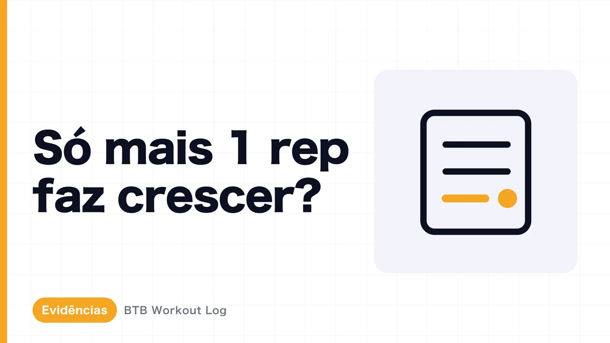 Hipertrofia muscular: basta fazer 1 repetição a mais que no treino anterior?