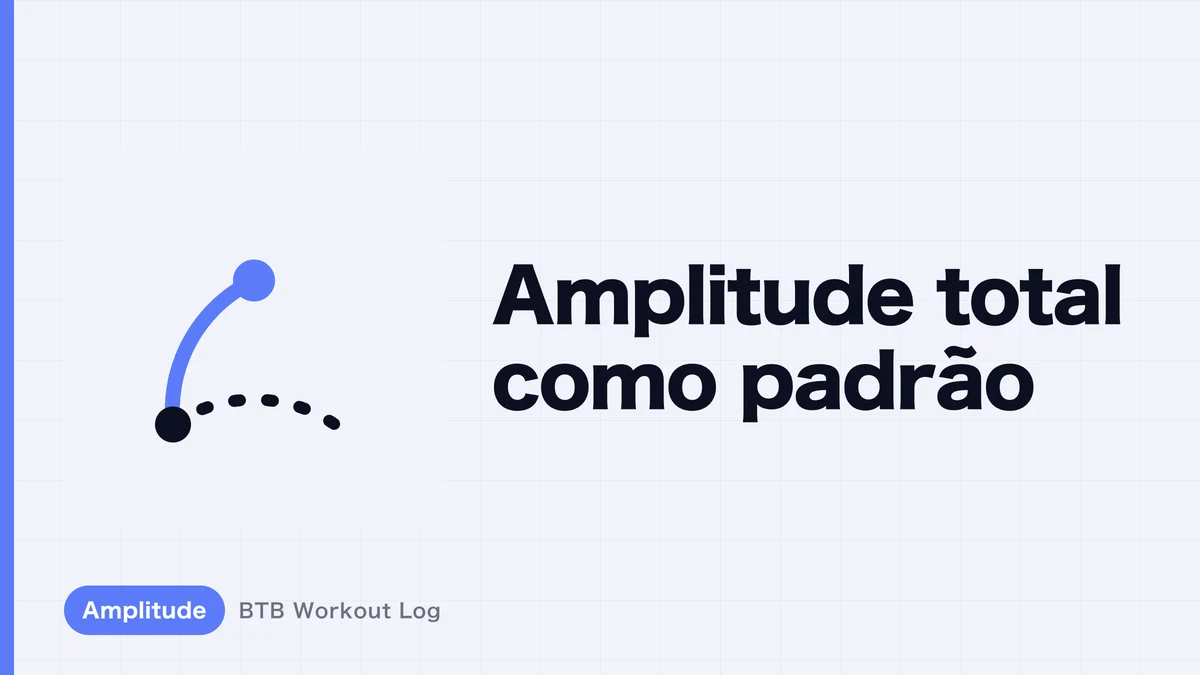 Amplitude completa na hipertrofia muscular: por que é o padrão?