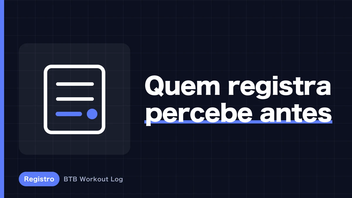 Registro de treino: identifique platôs mais cedo
