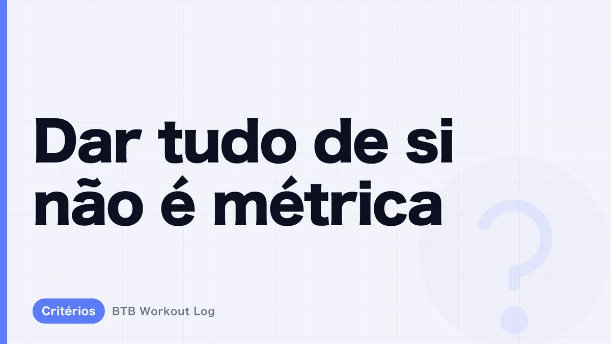 Sobrecarga progressiva na hipertrofia muscular | Progresso além da sensação de esforço