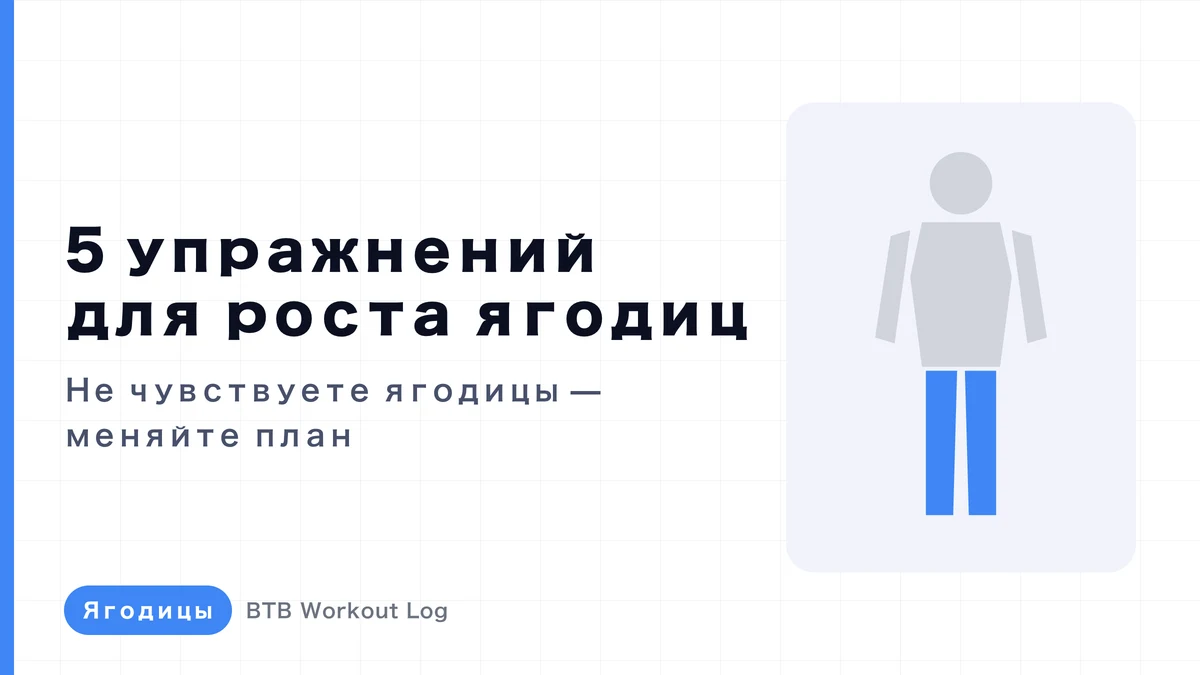 5 упражнений для большой ягодичной мышцы | Как нагрузить ягодицы, а не ноги и поясницу