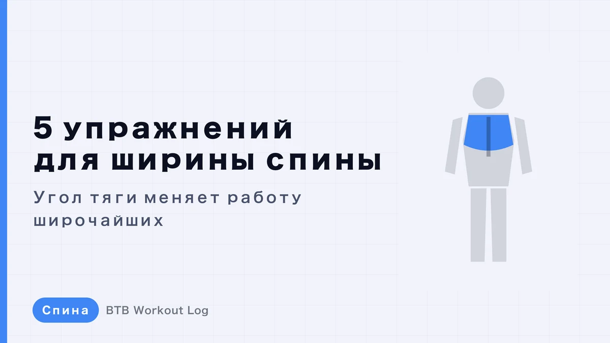 Как накачать широчайшие: 5 упражнений для широкой спины