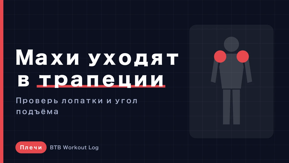 Махи гантелями в стороны нагружают только трапеции | Техника для средних дельт