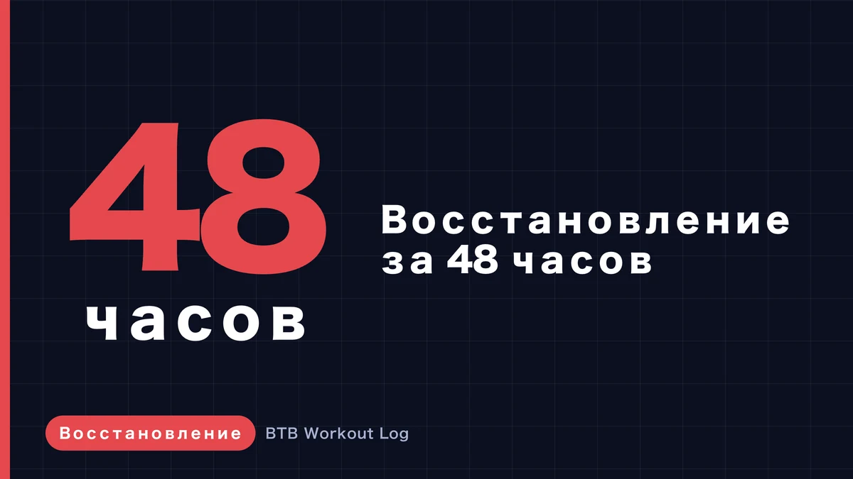 Восстанавливается ли мышца за 48 часов после тренировки? Разбор мифа
