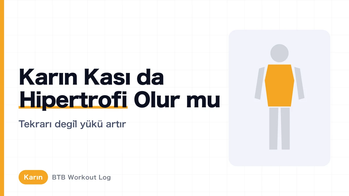 Karın Kası Hipertrofisi: Kalın Karın Kasları İçin Yüksek Tekrar Değil Ağırlık