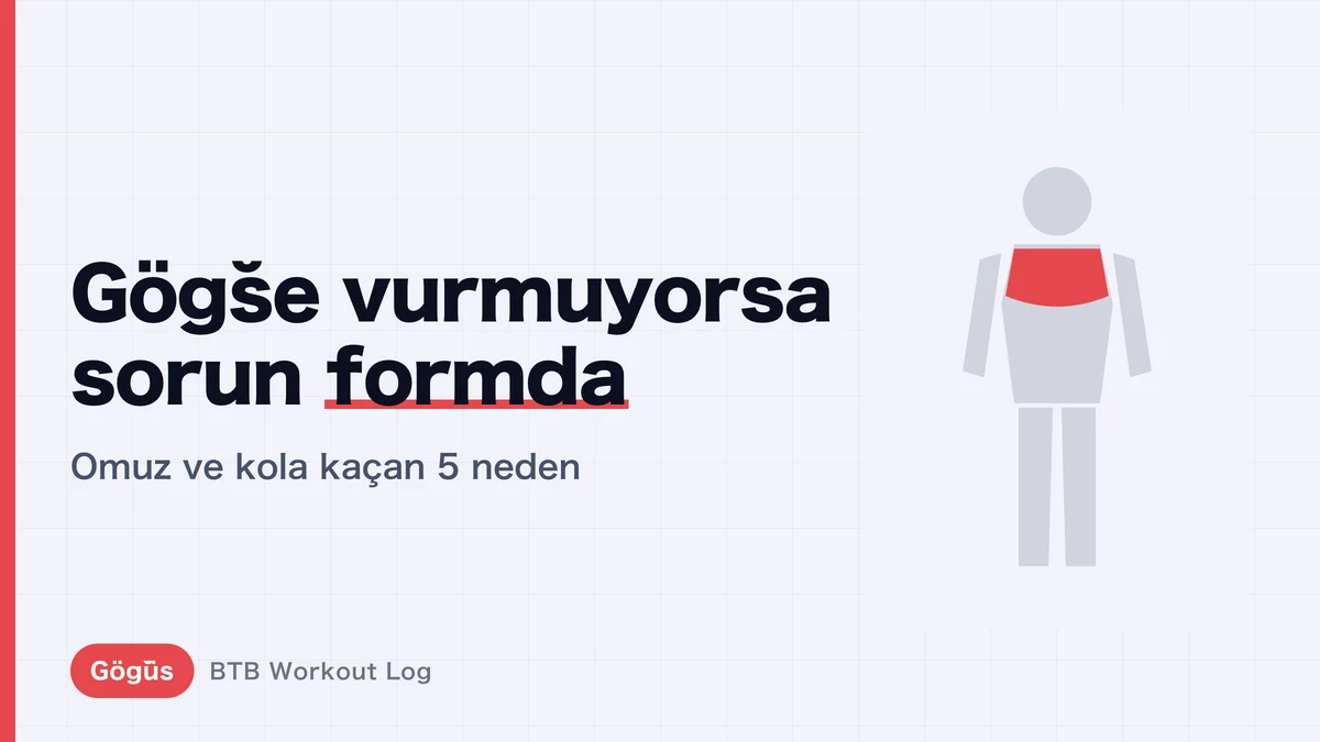 Bench press göğse vurmuyor: 5 neden | Omuz ve kola kaçan formu düzeltin