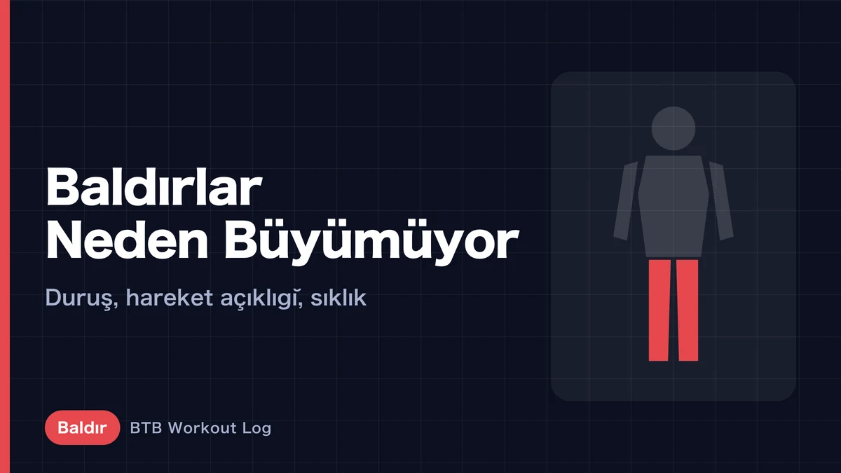 Baldırlar Neden Büyümez? Kas Hipertrofisi İçin 5 Etkili Nokta