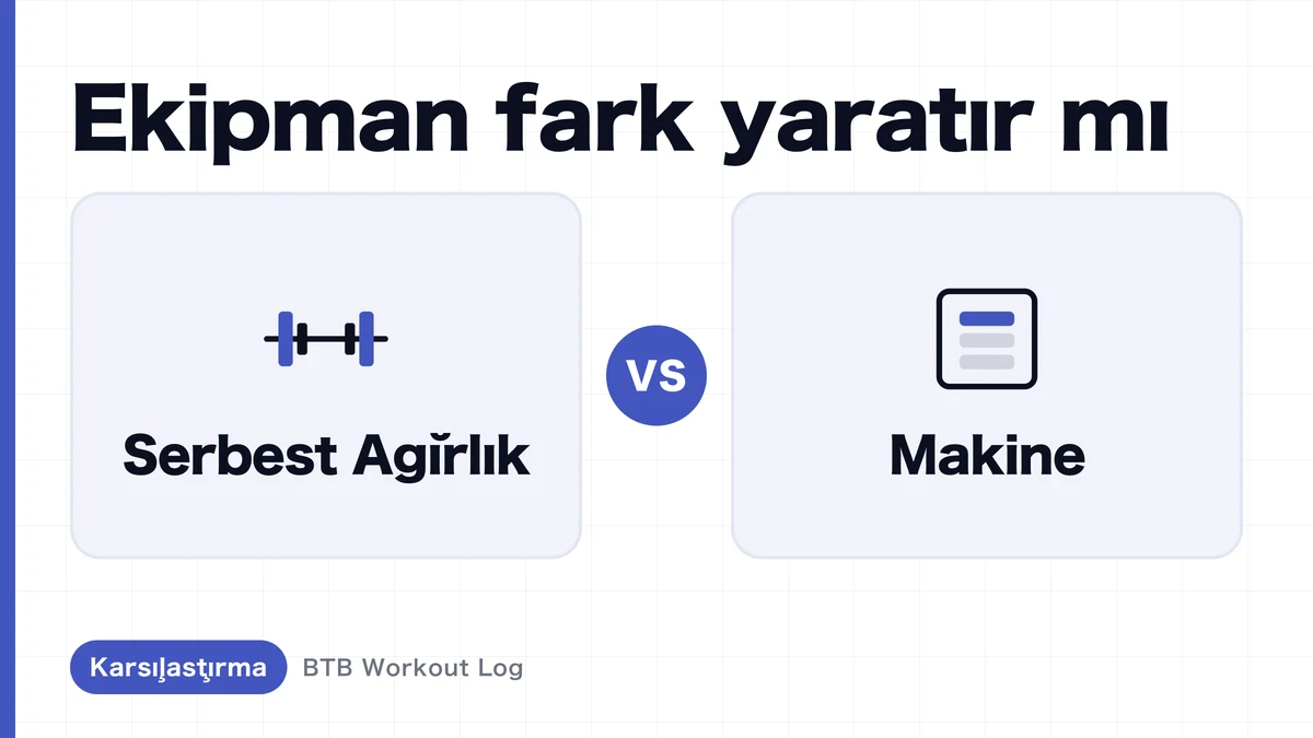 Kas Hipertrofisi için Serbest Ağırlık mı, Makine mi? Hangisi Daha Etkili?