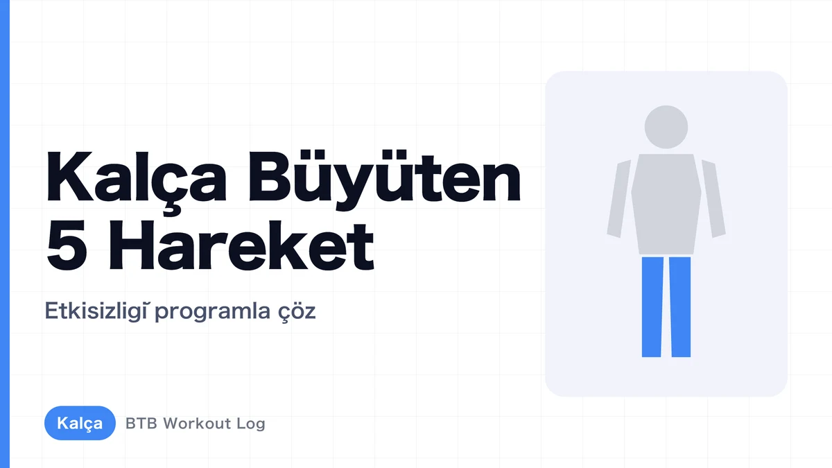 Gluteus Maximusu Büyüten 5 Egzersiz | Kalçada Hissetmeme Sorununu Çözen Antrenman Planı