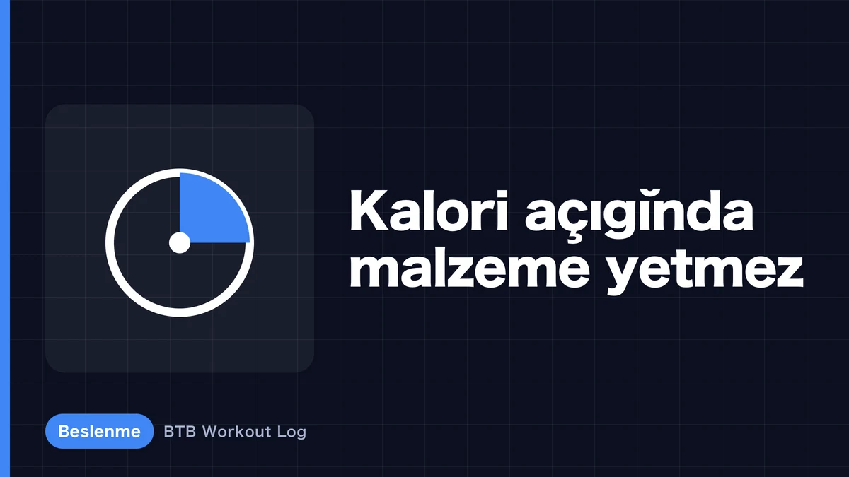 Kalori açığında kas hipertrofisi neden zorlaşır?