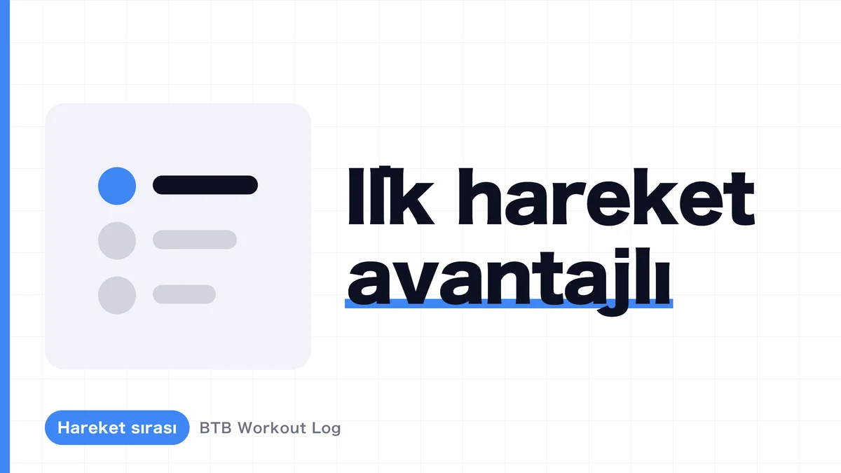 Antrenman sırasını değiştirmek kas hipertrofisini nasıl etkiler? En başta yapılan harekete avantaj sağlayan nedenler