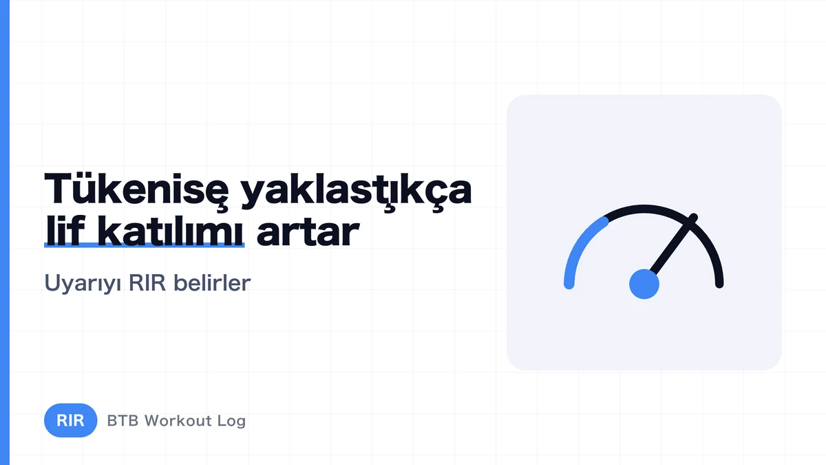 RIR Azaldığında Kas Uyarısı Nasıl Değişir? Sınıra Yakınlığı Anlamak