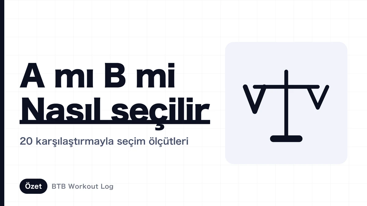 Kas Hipertrofisi Seçenekleri Nasıl Belirlenir | Karşılaştırmada Anlaşılan Kullanım Kriterleri