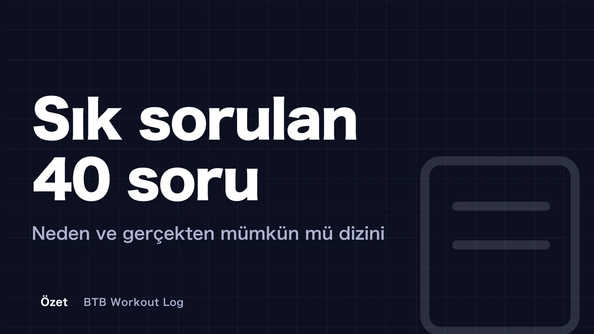 Kas Hipertrofisi Hakkında 40 Sık Sorulan Soru | Neden Olur ve Gerçekten Mümkün mü?