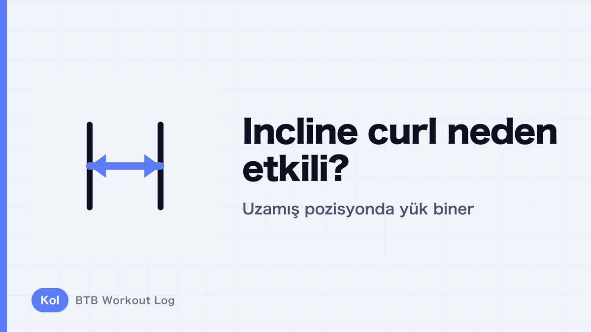 İncline Curl Neden Etkili? Bisepsi Esneterek Çalıştırmanın Faydaları