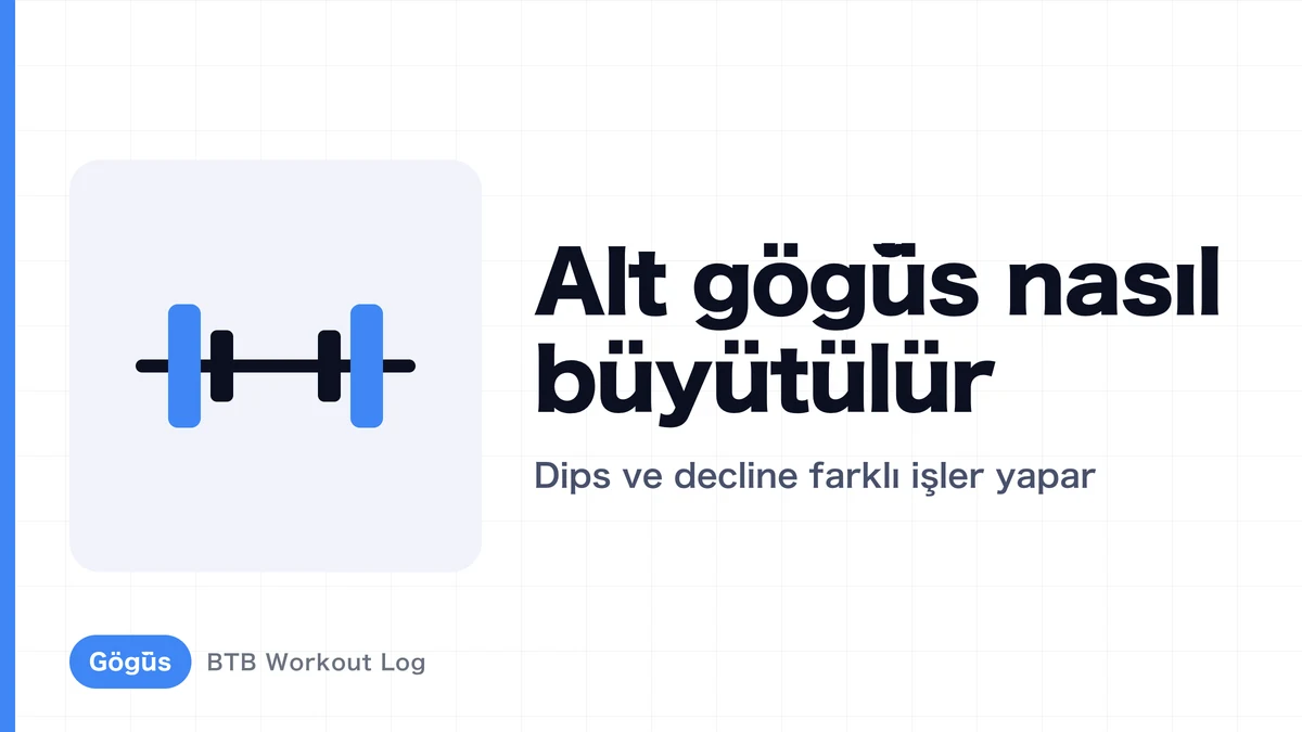 Alt göğüs nasıl büyütülür? Dips ve decline press seçimi